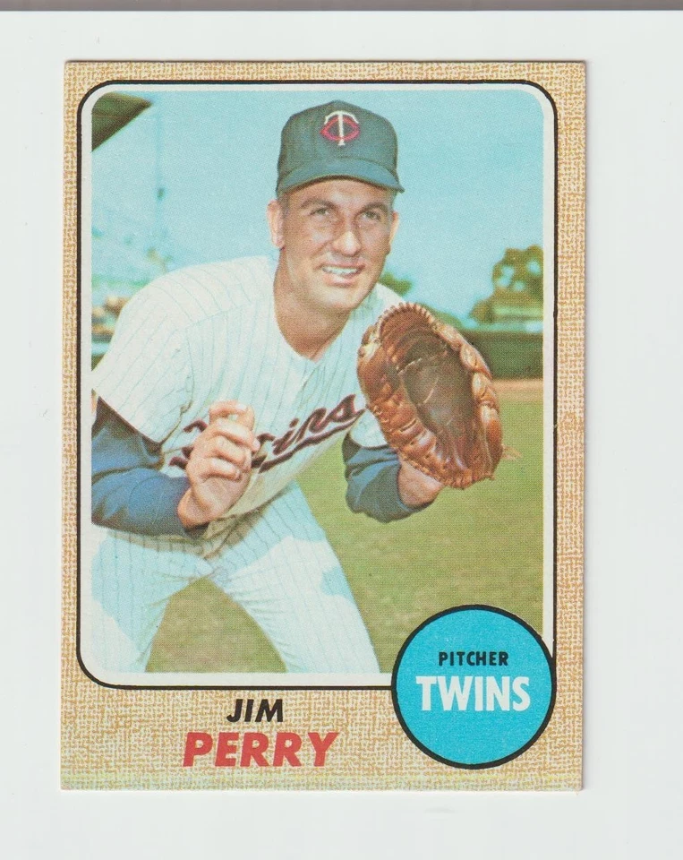 1968 Topps #393 Jim Perry Minnesota Twins en buen estado/en muy buen estado leer... Foto 1 de 1