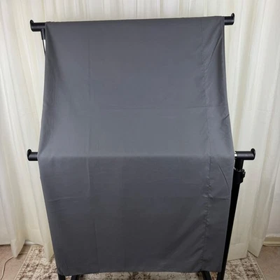 Usado 5x10 pies Fotografía Sesión de Fotos Video Telón de Fondo Pantalla Estudio Gris Foto 1 de 4