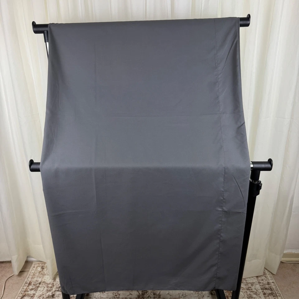 Usado 5x10 pies Fotografía Sesión de Fotos Video Telón de Fondo Pantalla Estudio Gris Foto 1 de 4