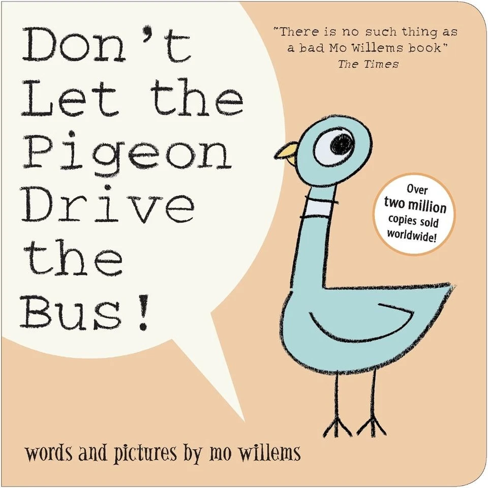 Don't Let the Pigeon Drive the Bus! by Mo Willems (English) Board Book Book - Image 1 of 1