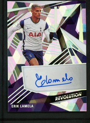 2020-21 Erik Lamela 02/50 Auto Panini Revolution Cubic Autographs - Image 1 of 2