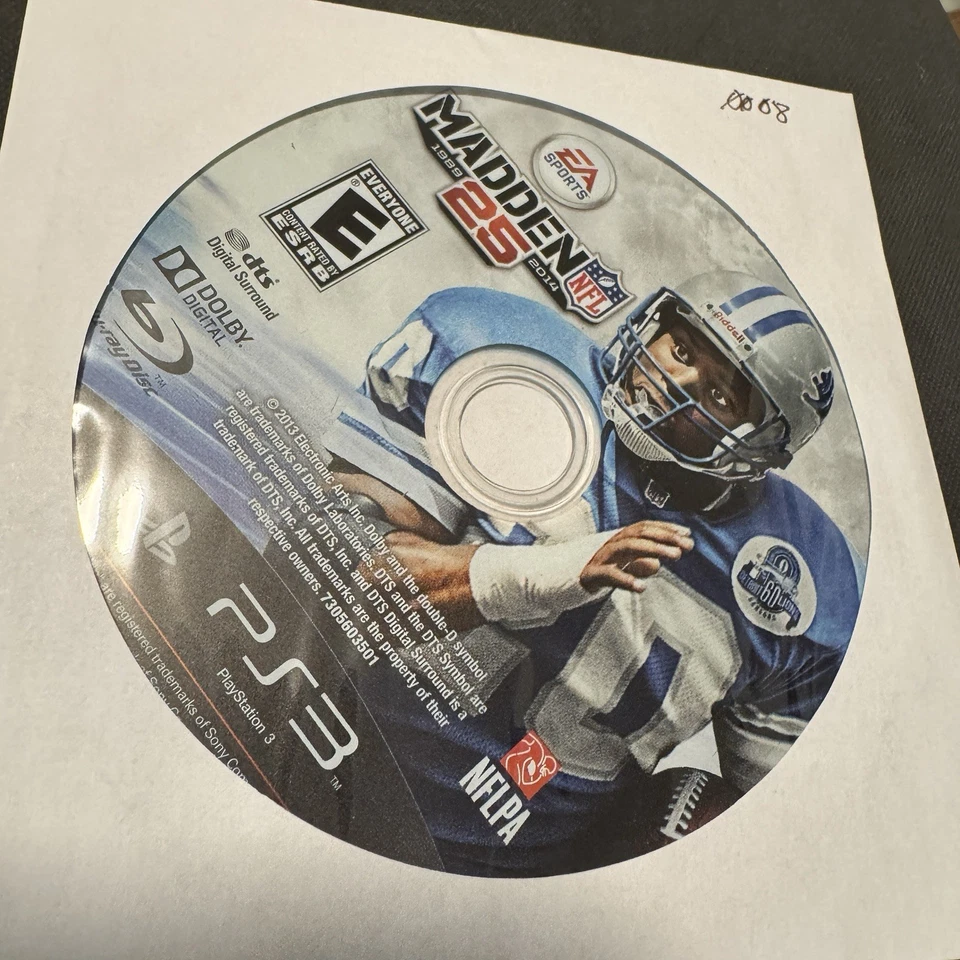 Madden NFL 25 2013 PS3 (Playstation 3) DISC ONLY Football Game 1989-2014 - Image 1 of 1