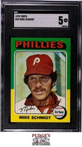 Mike Schmidt 1975 Topps #70 SGC 5 - Picture 1 of 2
