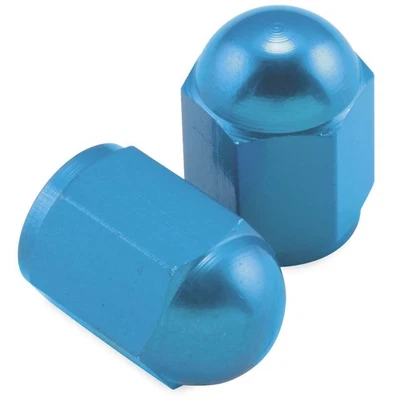 Tapas de válvula de aluminio BikeMaster azul FHM051B Foto 1 de 3
