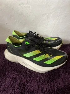 adidas Adizero Adios Pro 3 Running Shoes, Size 8.5 UK (42), Black/Green GX6251 - Picture 1 of 5