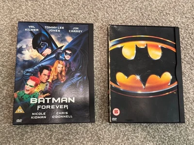 BATMAN & BATMAN FOREVER 1989/95 FILM STARRING VAL KILMER & DVD  - Image 1 of 4