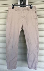 Polo Ralph Lauren Women’s Pants Size 8 Tan Classic Fit Embroidered Navy Pony - Picture 1 of 10