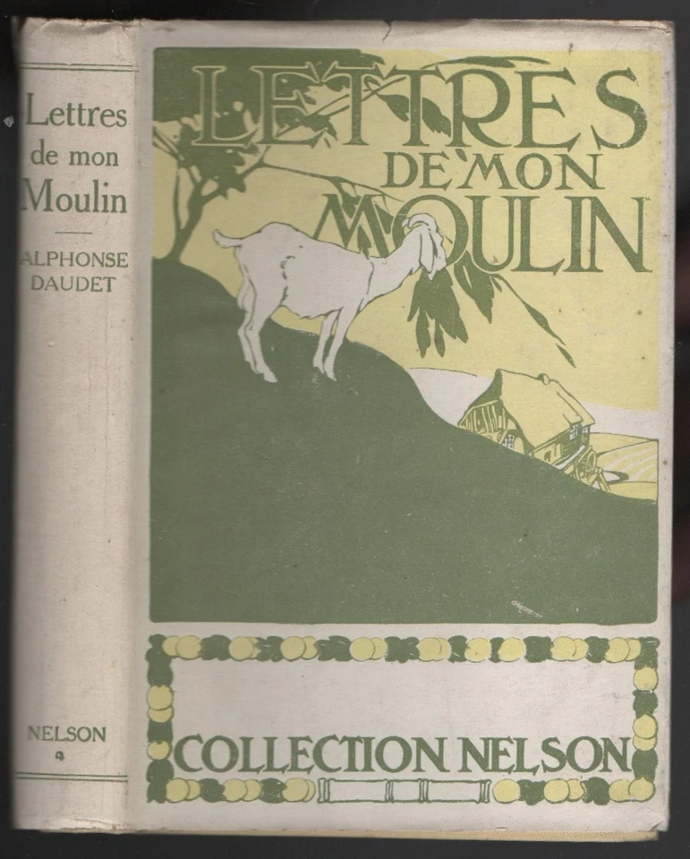 Daudet Lettres de mon moulin Nelson avec jaquette , cartonné , 1930 - Photo 1/1
