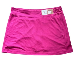 BEN HOGAN 16" Solid Ventilated Skort Golf Tennis Athletic Knit Raspberry NWT XL - Picture 1 of 7