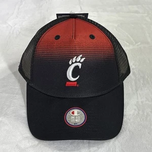 NEW Cincinnati Bearcats Champion Black Snapback Trucker Cap Hat Men's OSFM - Picture 1 of 8