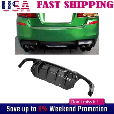 Parachoques trasero difusor labio escape cuádruple para BMW F10 M5 M 2012-2016 Sport Illwxgvc Foto 1 de 4