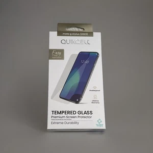 Protector de pantalla premium de vidrio templado Quikcell para Moto G Stylus (2023) lote de 9 - Imagen 1 de 2