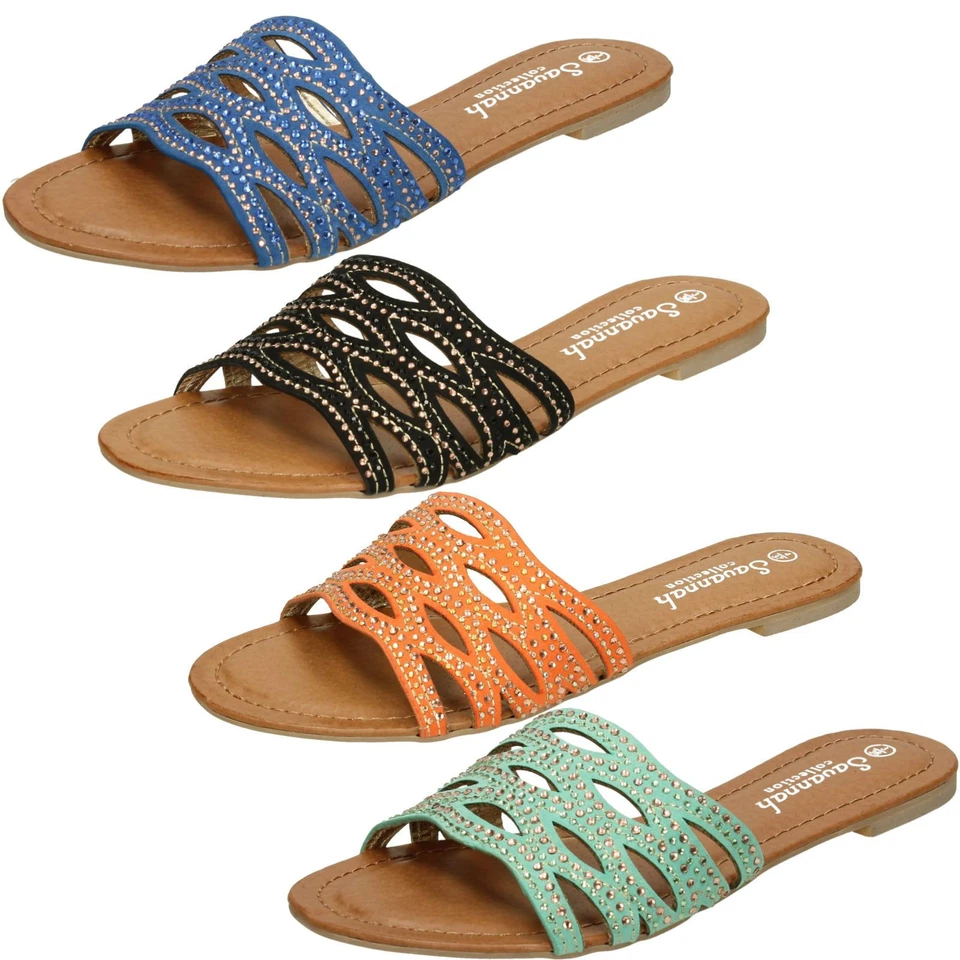 Sandalias informales de punta abierta Savannah para dama Foto 1 de 1