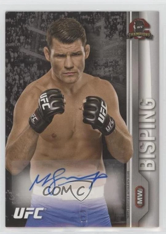 2015 Topps UFC Champions Fighter Auto Michael Bisping #FA-MBI Auto - Image 1 of 2