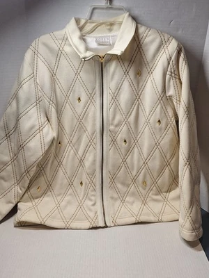 Chaqueta con cremallera Korte K-wear, talla pequeña grande, herrajes dorados, acolchada Foto 1 de 4