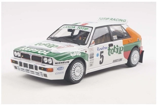 SOLIDO S1807806 1 18 LANCIA DELTA HF INTEGRALE WHITE #5 A.AGHINI / S.FARNOCCHIA