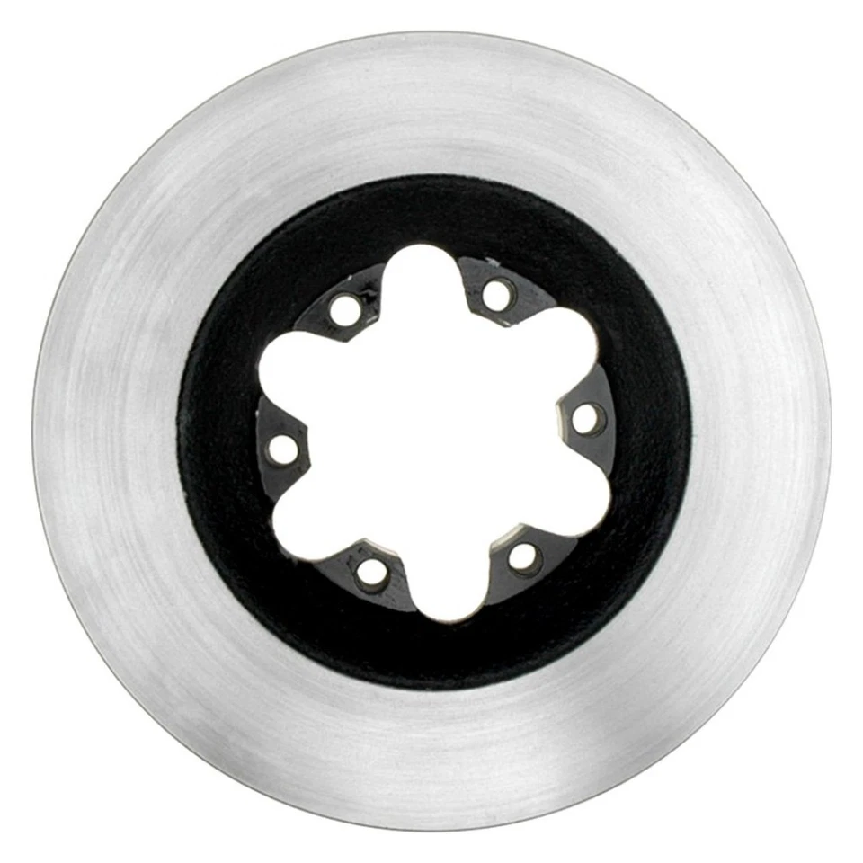 Original ACDelco para Chevy Colorado 2009-2012 rotor de freno de disco | sombrero negro delantero Foto 1 de 4