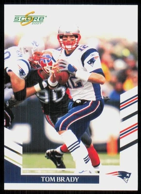 2007 Score Tom Brady New England Patriots #155 - Image 1 of 2