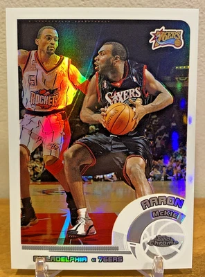 Aaron McKie 2002-03 Topps Chrome White Refractor 227/249, 76ERS - Image 1 of 3