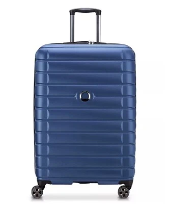 Delsey Shadow 5.0 28" Hardside Check In Spinner Blue Suitcases New With Defects - Image 1 of 4