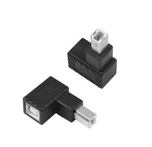 USB 2.0 -B Printer Adapter 2 Pack 90 Degrees USB 2.0 B Male to -B Female Prin... - Picture 1 of 6