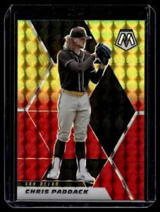 2021 mosaïque Panini jaune rouge paddack Chris /64 #141 - Photo 1 sur 2