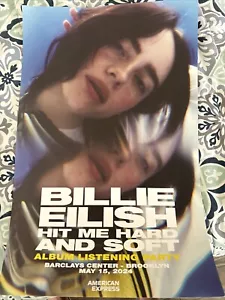 *RARE* Exclusive Billie Eilish HIT ME HARD AND SOFT Poster! NEW! - Picture 1 of 1