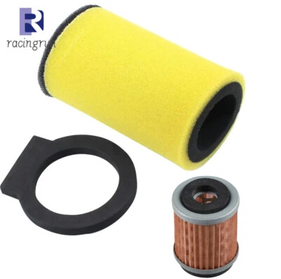 Filtro de aire y filtro de aceite limpiador para Yamaha Big Bear 350 YFM350 FW/U 1987 - 1999 Foto 1 de 4