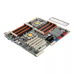 Server Mainboard ASUS Z8PE-D18 Intel 5520 Ioh 2x LGA1366 18x DDR3 PCI Pcie - Picture 1 of 3