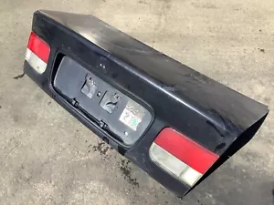 99-00 Civic 2DR Coupe Trunk Lid Rear Hood Back Luggage Deck Door Lights Black - Picture 1 of 7