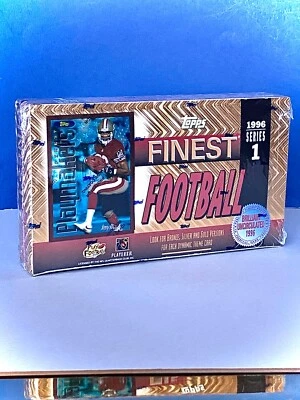 1996 TOPPS FINEST NFL FOOTBALL Series 1 *Factory Sealed Hobby Box RICE, MARINO! - Image 1 of 4