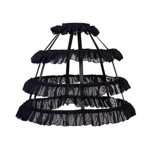 Women's Ruffled Petticoat Crinoline for Gothic Lolita Cosplay Dress - Picture 1 of 5