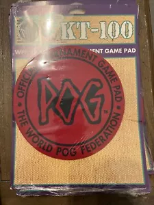 WORLD POG FEDERATION #7-1009 Official KT-100 Tournament Various 7½" GAME PAD - Picture 1 of 7