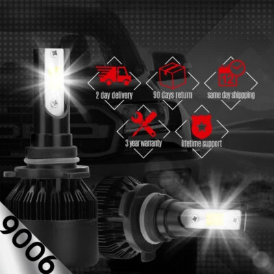 Kit de conversión de faros LED HID XENTEC 9006 6000K para Saturn SL2 1991-2002 Foto 1 de 4
