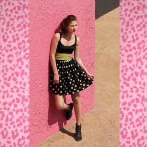 COREY LYNN CALTER Polka Dot Slice of Lime DRESS size 8 ~ ANTHROPOLOGIE - Picture 1 of 7