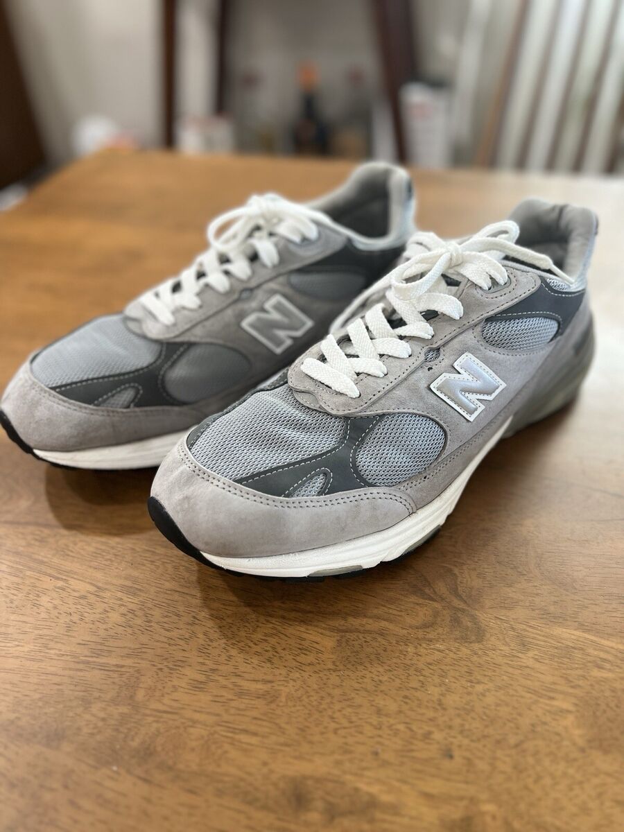 New Balance 993 Made in USA 2E Wide Grey White for Sale New Balance 993 Made in USA 2E Wide Grey White for Sale