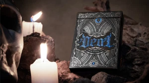 Tarjetas de juego UV Deal with the Devil (azul cobalto) de Darkside Playing Card Co - Imagen 1 de 6