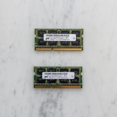 Micron 4GB 2X 2GB PC3-8500 1067 MHz for APPLE MacBook Pro iMac Mac  - Image 1 of 2