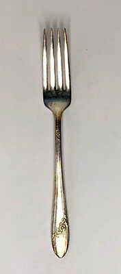 Tenedor de cena comunitario Tudor Plate Oneida 1946 patrón Queen Bess II Foto 1 de 3