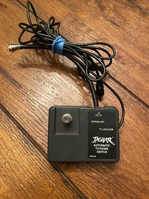 Atari Jaguar TV/Game Automatic RF Switch Box Adapter 500422 OEM Authentic - Image 1 of 4