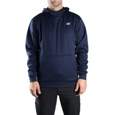 New Balance Men's Game Changer Fleece Hoodie Navy - (MT73008) Clearance