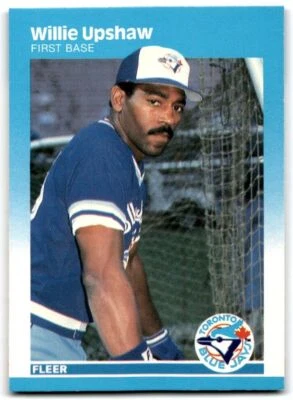 1987 Fleer Willie Upshaw Toronto Blue Jays #239 - Image 1 of 2