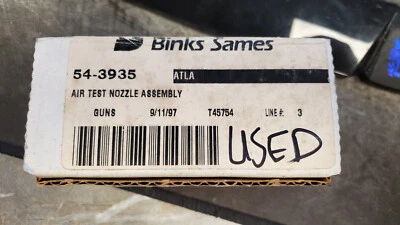 Binks Sames - 54-3935 - Air Test Nozzle Gauge Assembly - USED - Image 1 of 4