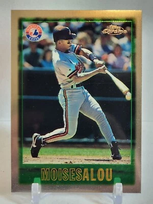 1997 Topps Chrome Moises Alou #161 Montreal Expos - Image 1 of 2