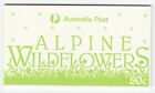 1986 Australia Stamp Booklet 'Alpine Wildflowers' 80C Pane - Mnh