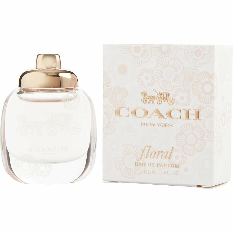 COACH FLORAL NEW YORK .15 OZ EAU DE PARFUM SPLASH MINI PERFUME DE MUJER 4 ML NUEVO EN CAJA Foto 1 de 1
