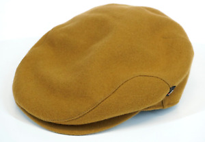 Wigens Brown Wool Newsboy Flat Hat Men's Size 61 or XL