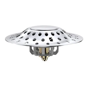 Durable High-Quality Materials Bath Plug Strainers Silver Stainless Steel - Picture 1 of 9