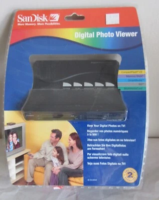 SanDisk Digital Photo Viewer, Model # SDV1-A w/remote - Image 1 of 3