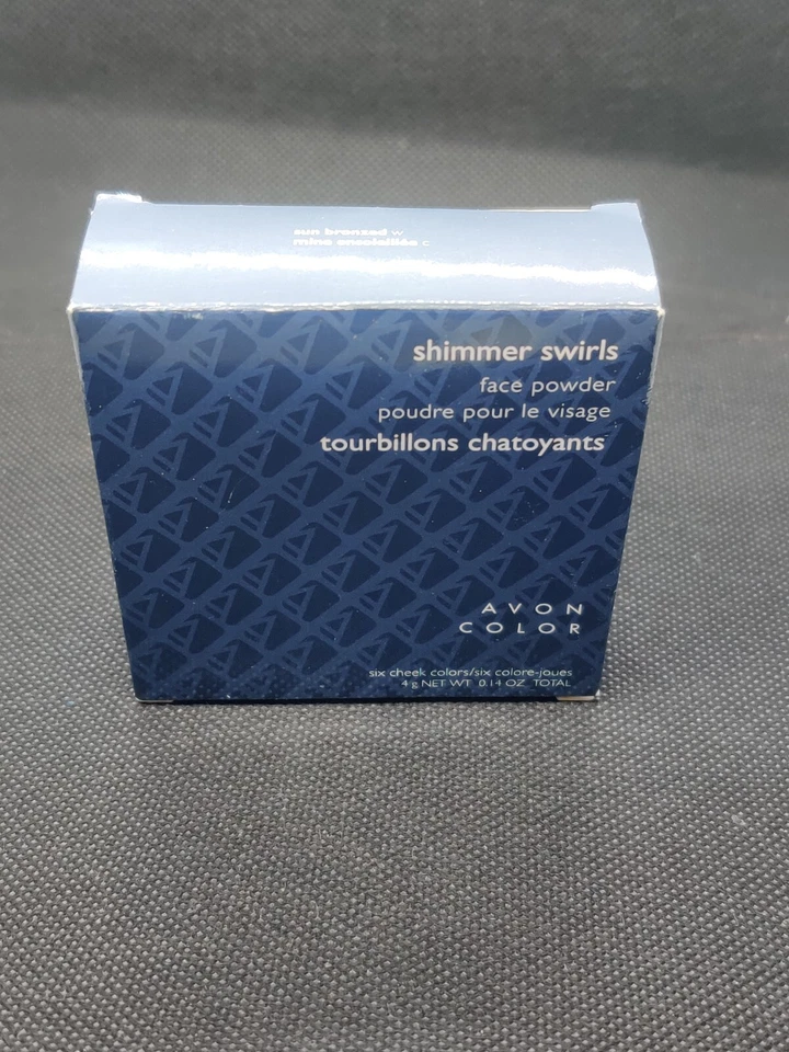 AVON  Shimmer Swirls Face Powder   -  Sun Bronzed  -      NEW - Image 1 of 3